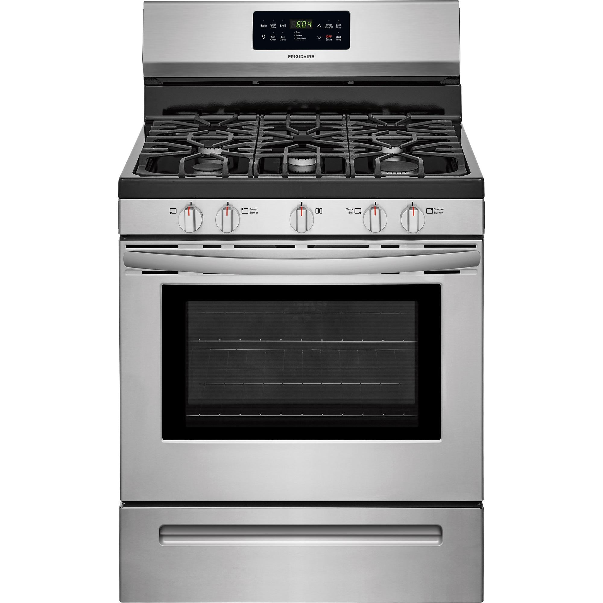  Frigidaire 30-inch Freestanding Gas Range FFGF3056TS IMAGE 1