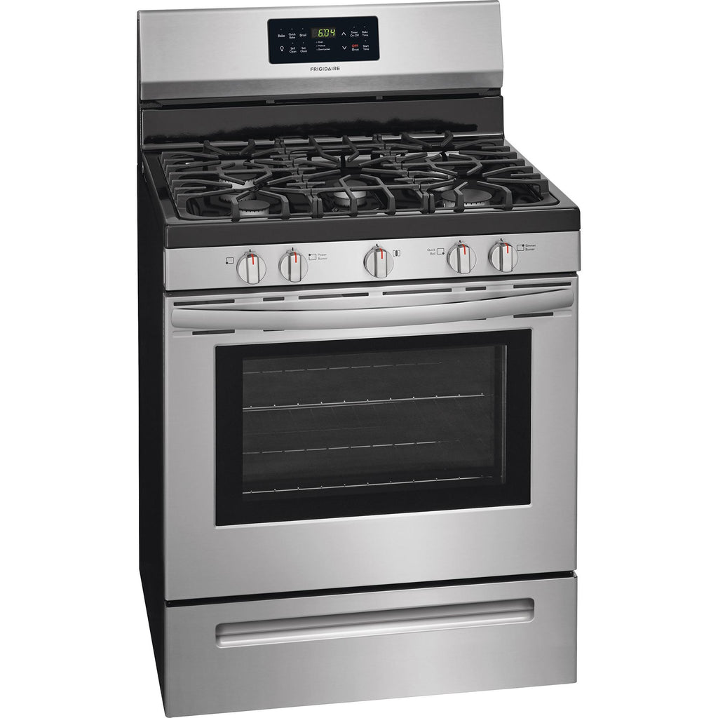  Frigidaire 30-inch Freestanding Gas Range FFGF3056TS IMAGE 2