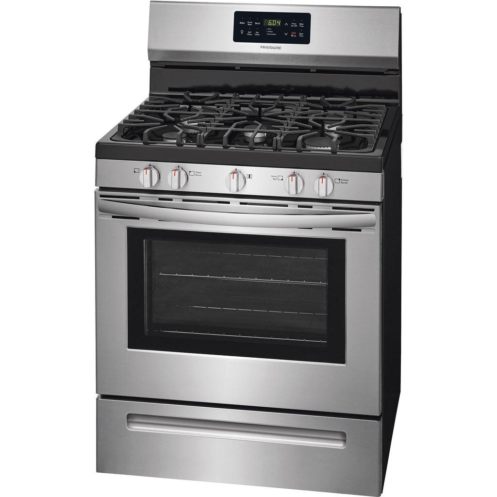  Frigidaire 30-inch Freestanding Gas Range FFGF3056TS IMAGE 3