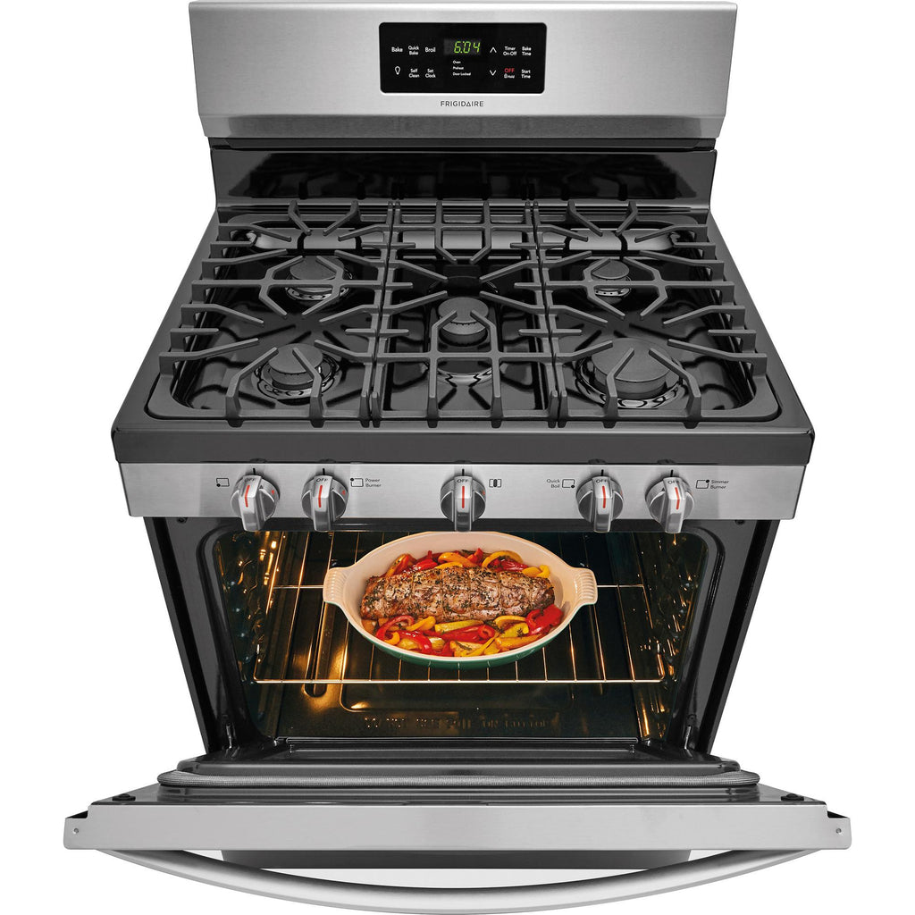  Frigidaire 30-inch Freestanding Gas Range FFGF3056TS IMAGE 7