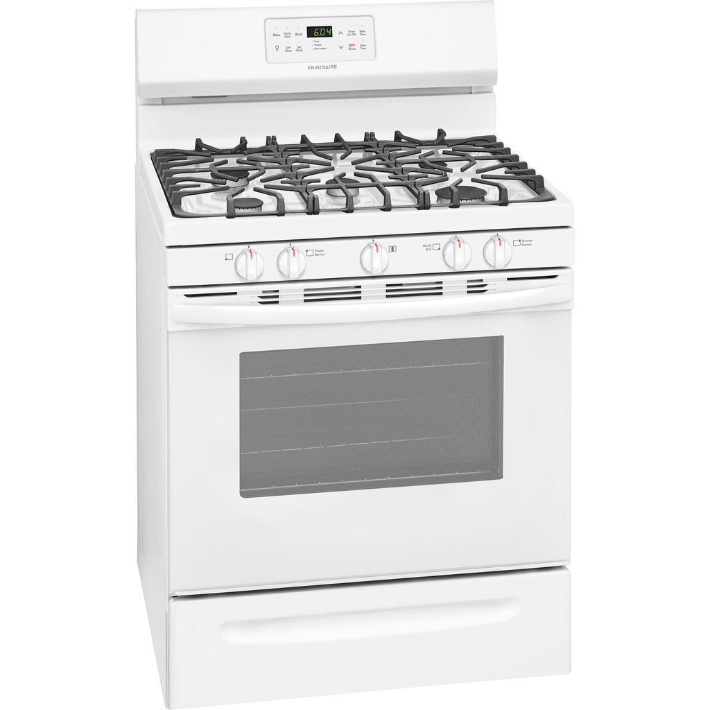  Frigidaire 30-inch Freestanding Gas Range FFGF3056TW IMAGE 2