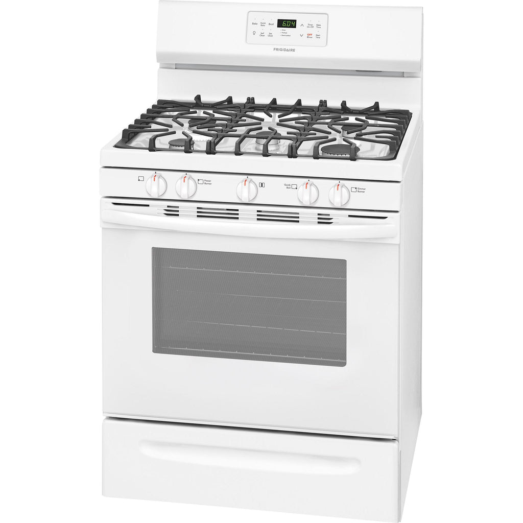  Frigidaire 30-inch Freestanding Gas Range FFGF3056TW IMAGE 3