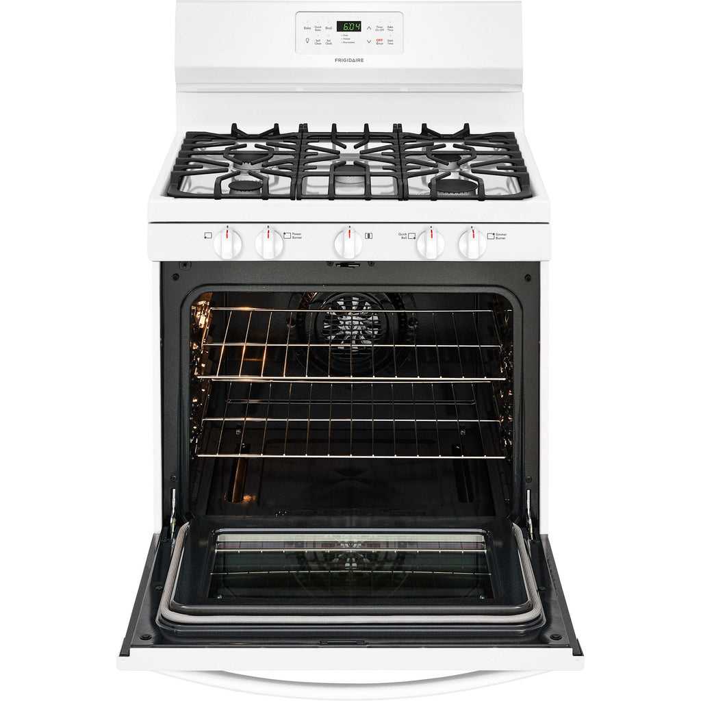  Frigidaire 30-inch Freestanding Gas Range FFGF3056TW IMAGE 4