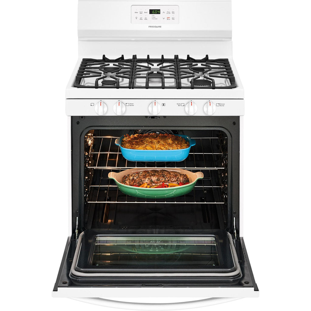  Frigidaire 30-inch Freestanding Gas Range FFGF3056TW IMAGE 5
