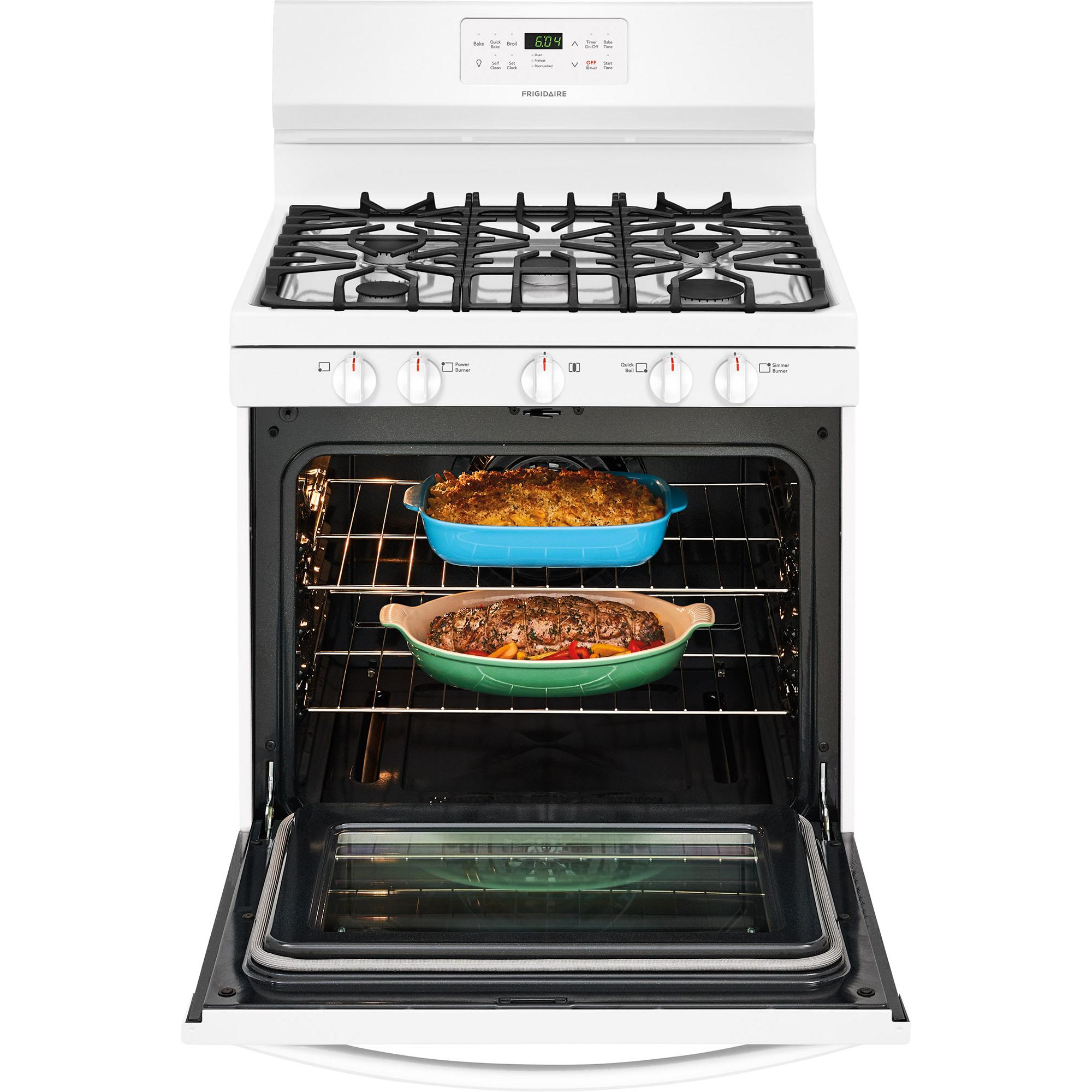  Frigidaire 30-inch Freestanding Gas Range FFGF3056TW IMAGE 5