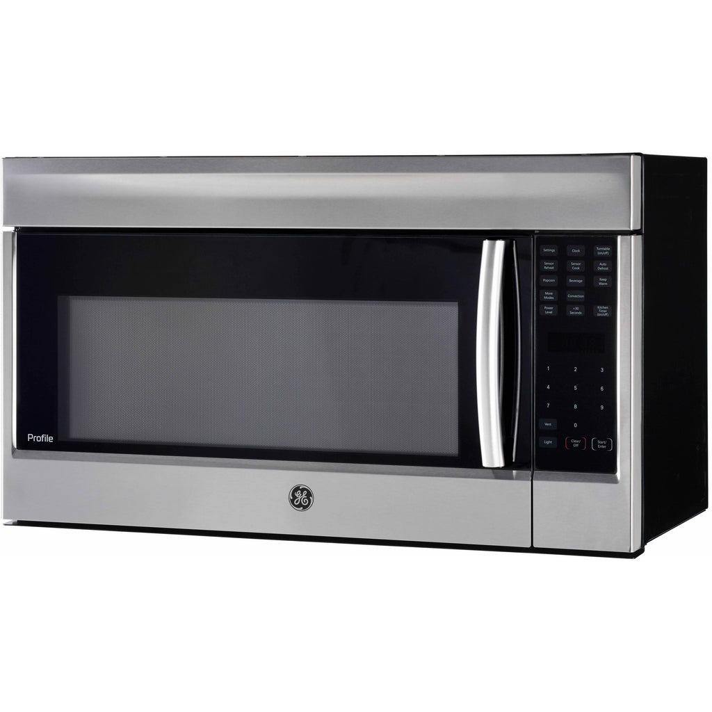  GE Profile 30-inch, 1.8 cu. ft. Over-the-Range Microwave Oven with Convection Technology PVM1899SJC IMAGE 2