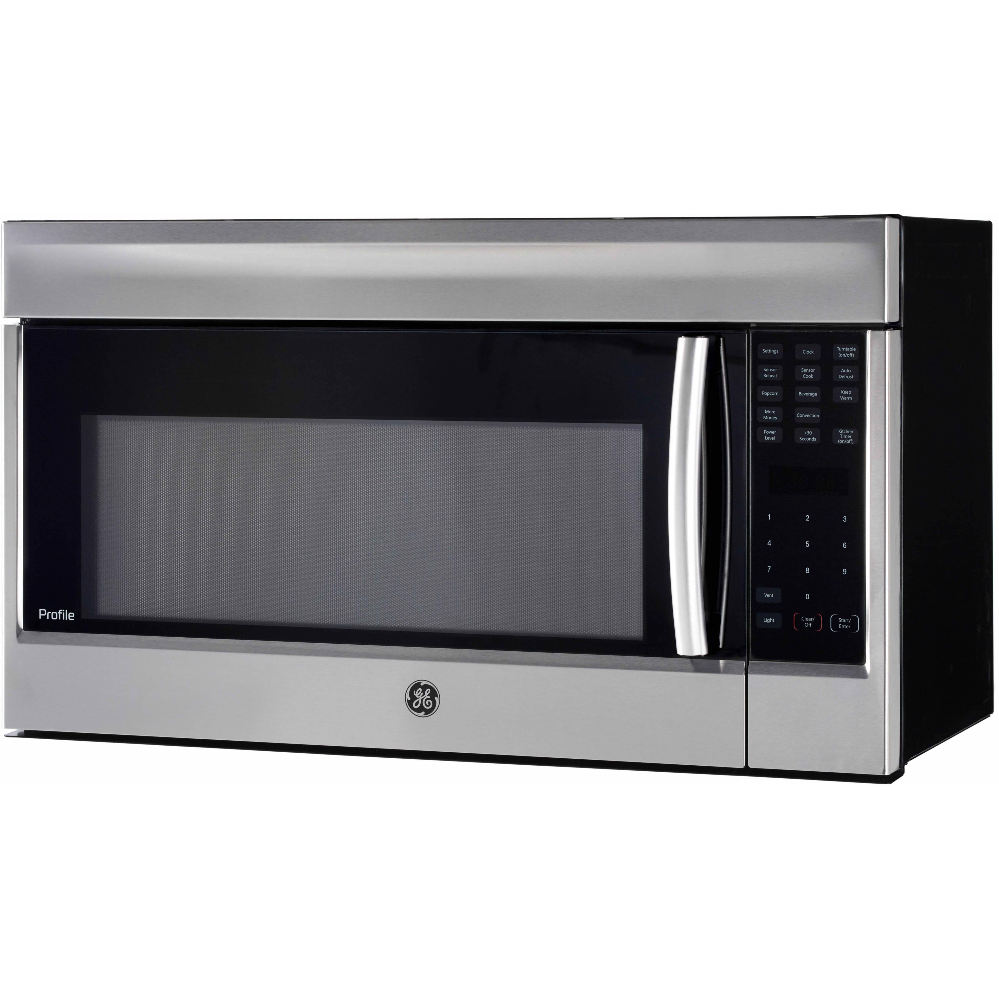  GE Profile 30-inch, 1.8 cu. ft. Over-the-Range Microwave Oven with Convection Technology PVM1899SJC IMAGE 2
