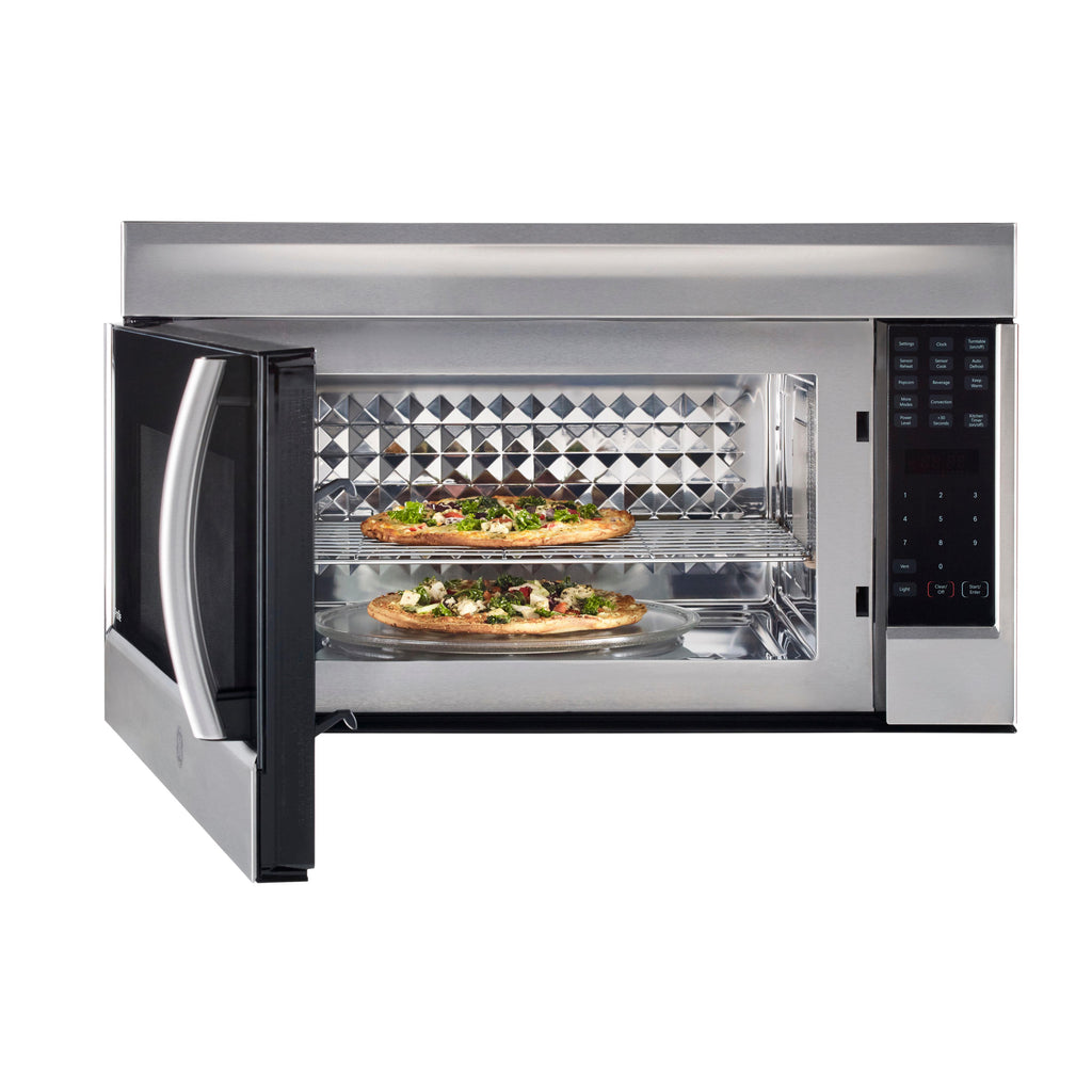  GE Profile 30-inch, 1.8 cu. ft. Over-the-Range Microwave Oven with Convection Technology PVM1899SJC IMAGE 6