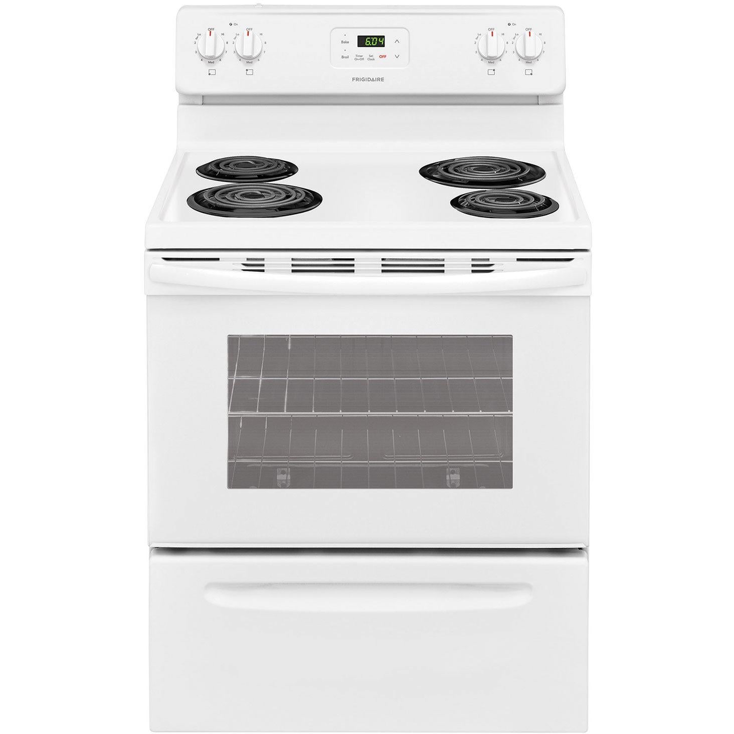  Frigidaire 30-inch Freestanding Electric Range CFEF3012TW IMAGE 1