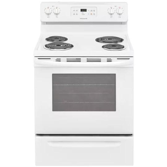  Frigidaire 30-inch Freestanding Electric Range CFEF3016TW IMAGE 1