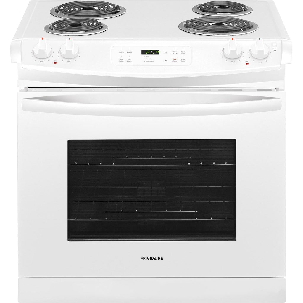  Frigidaire 30-inch Drop-In Electric Range FFED3016TW IMAGE 1