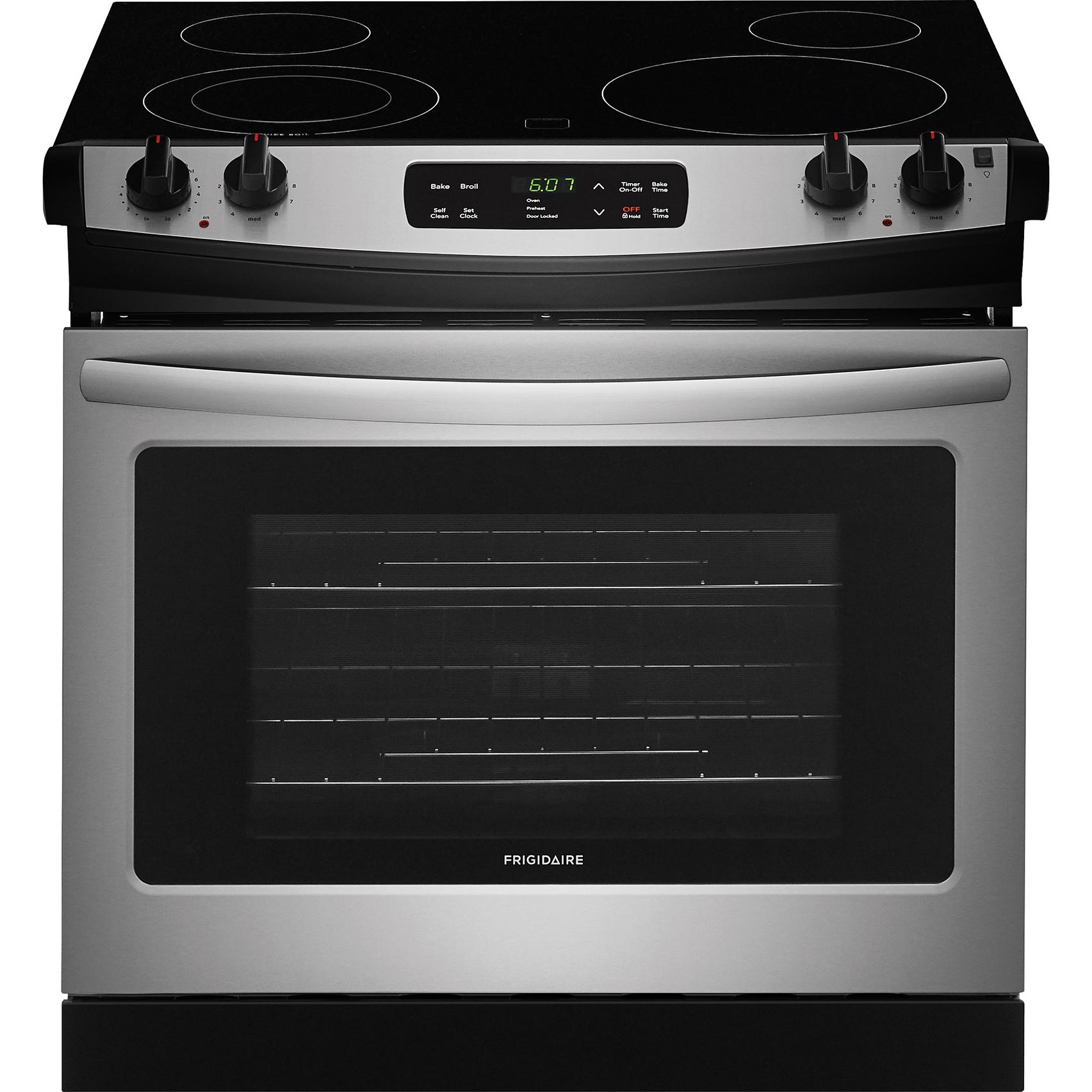  Frigidaire 30-inch Drop-In Electric Range FFED3026TS IMAGE 1