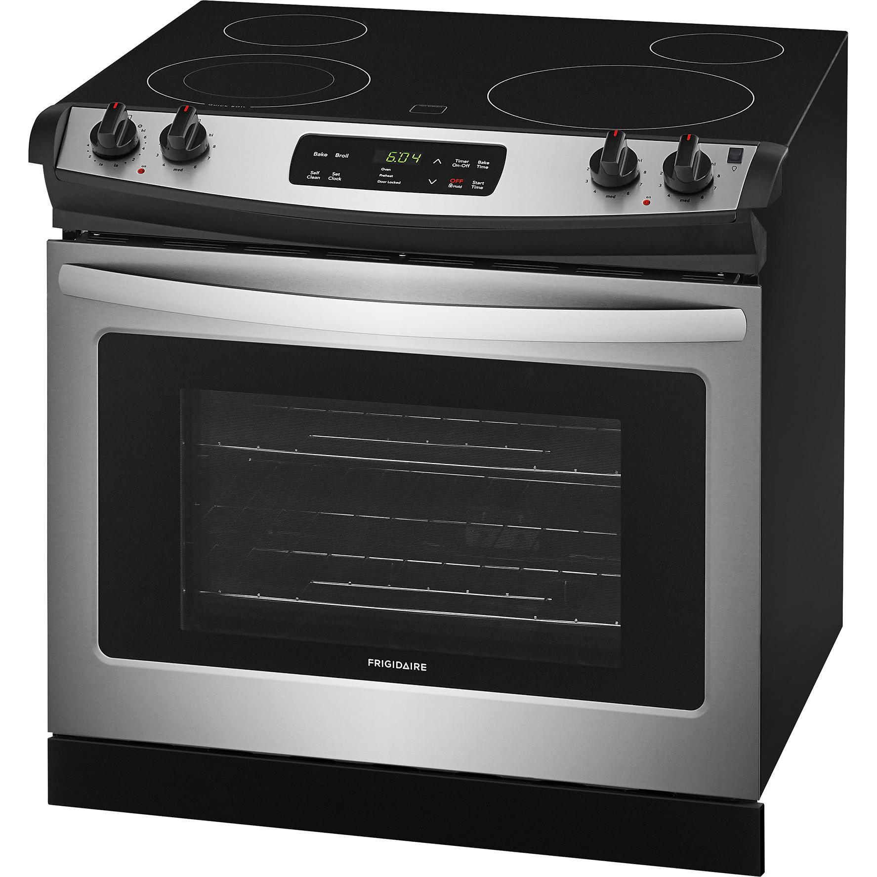  Frigidaire 30-inch Drop-In Electric Range FFED3026TS IMAGE 3