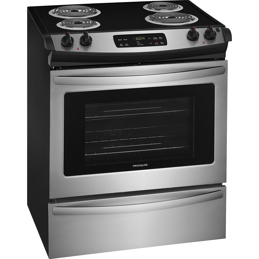 Frigidaire 30-inch Slide-In Electric Range FFES3016TS IMAGE 2
