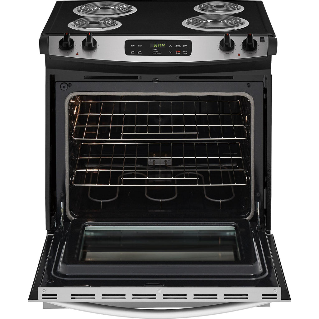  Frigidaire 30-inch Slide-In Electric Range FFES3016TS IMAGE 4