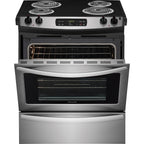  Frigidaire 30-inch Slide-In Electric Range FFES3016TS IMAGE 5