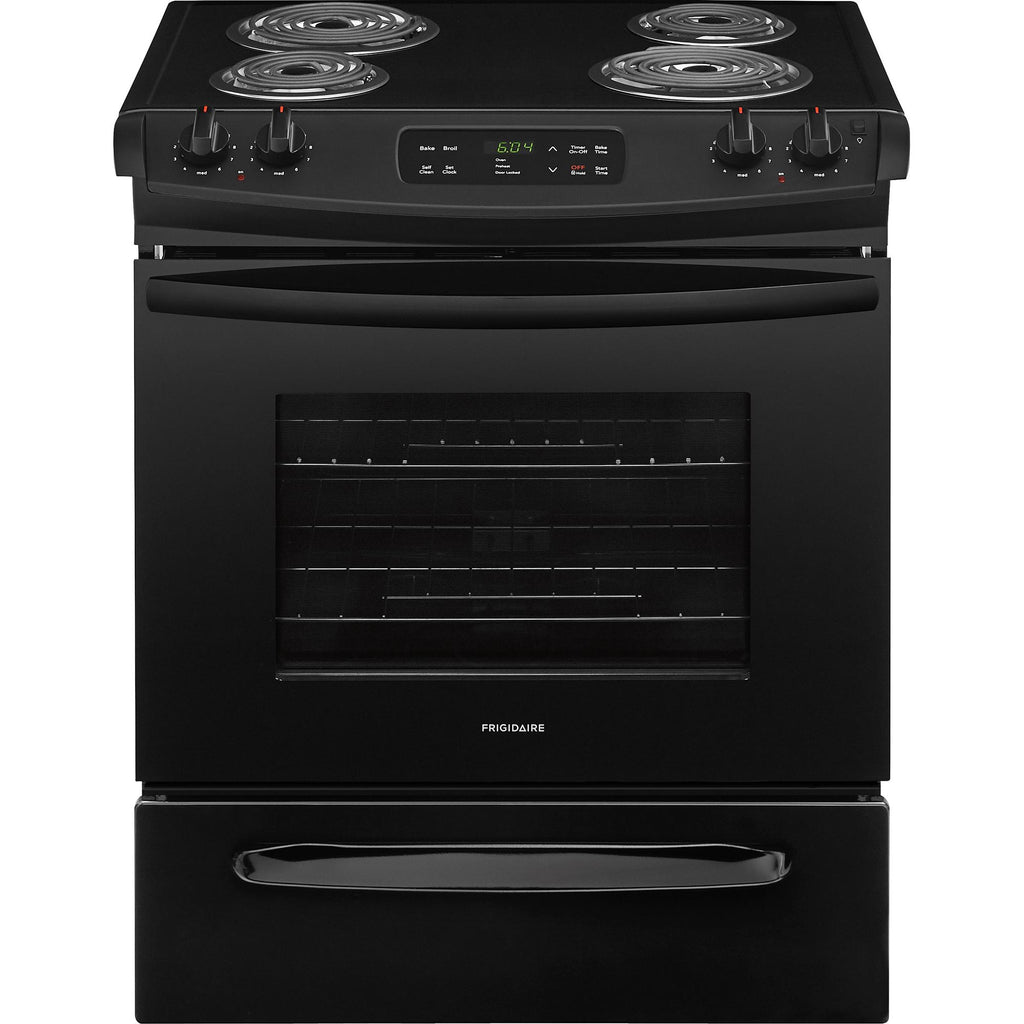  Frigidaire 30-inch Slide-In Electric Range FFES3016TB IMAGE 1