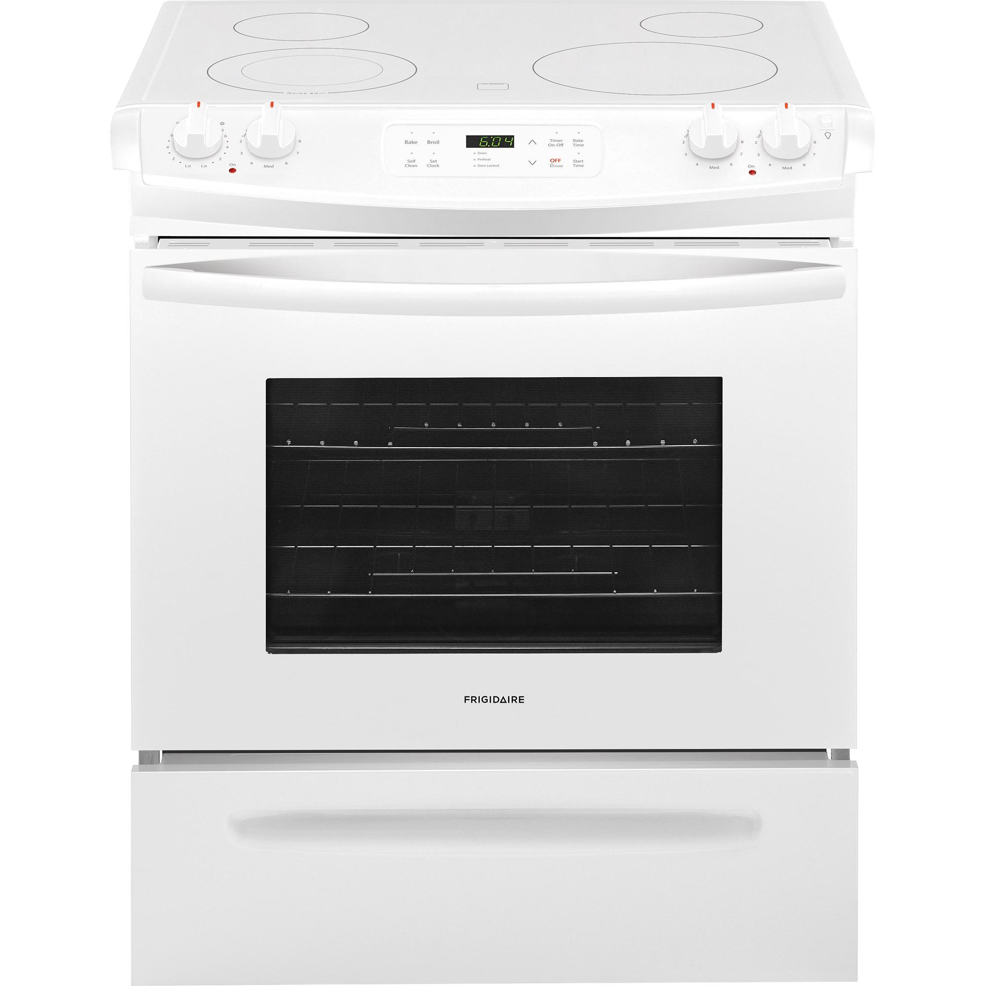  Frigidaire 30-inch Slide-In Electric range FFES3026TW IMAGE 1