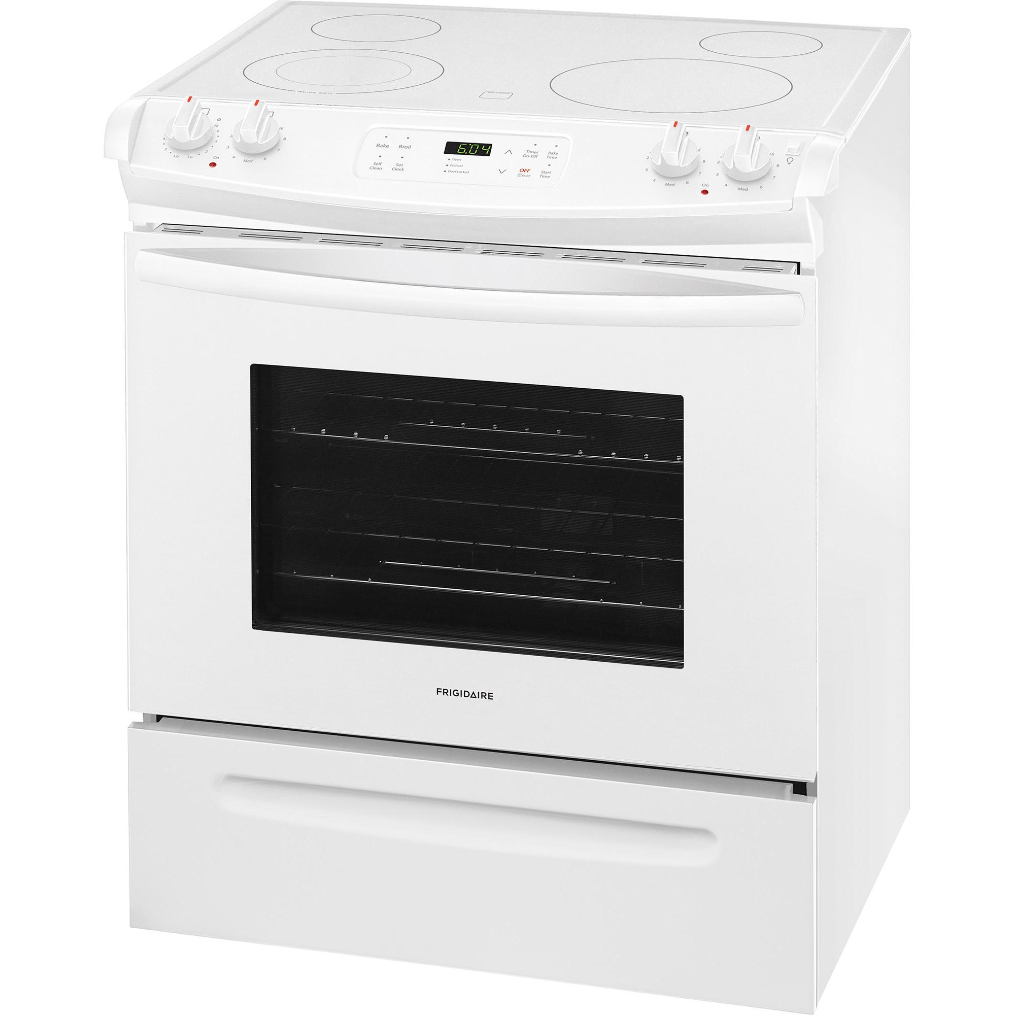  Frigidaire 30-inch Slide-In Electric range FFES3026TW IMAGE 2