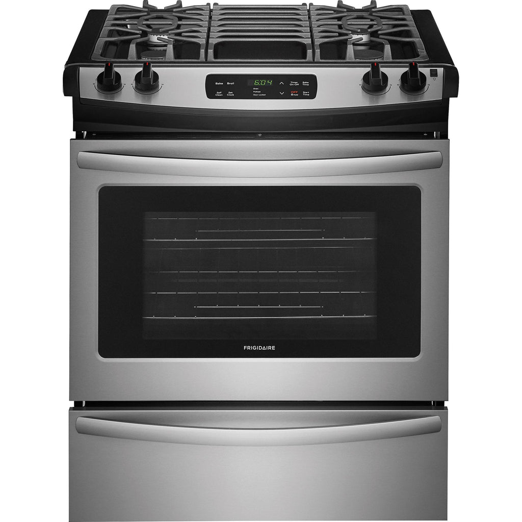  Frigidaire 30-inch Slide-In Gas Range FFGS3026TS IMAGE 1