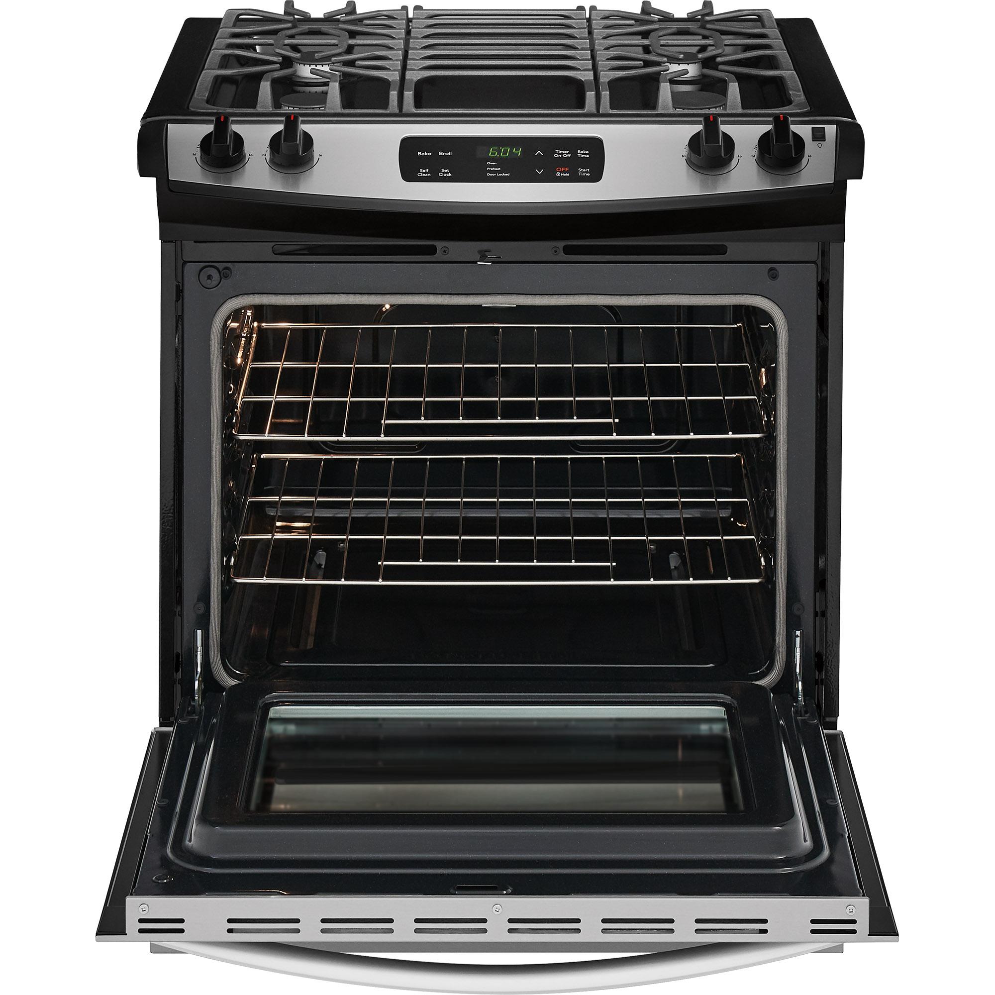  Frigidaire 30-inch Slide-In Gas Range FFGS3026TS IMAGE 4