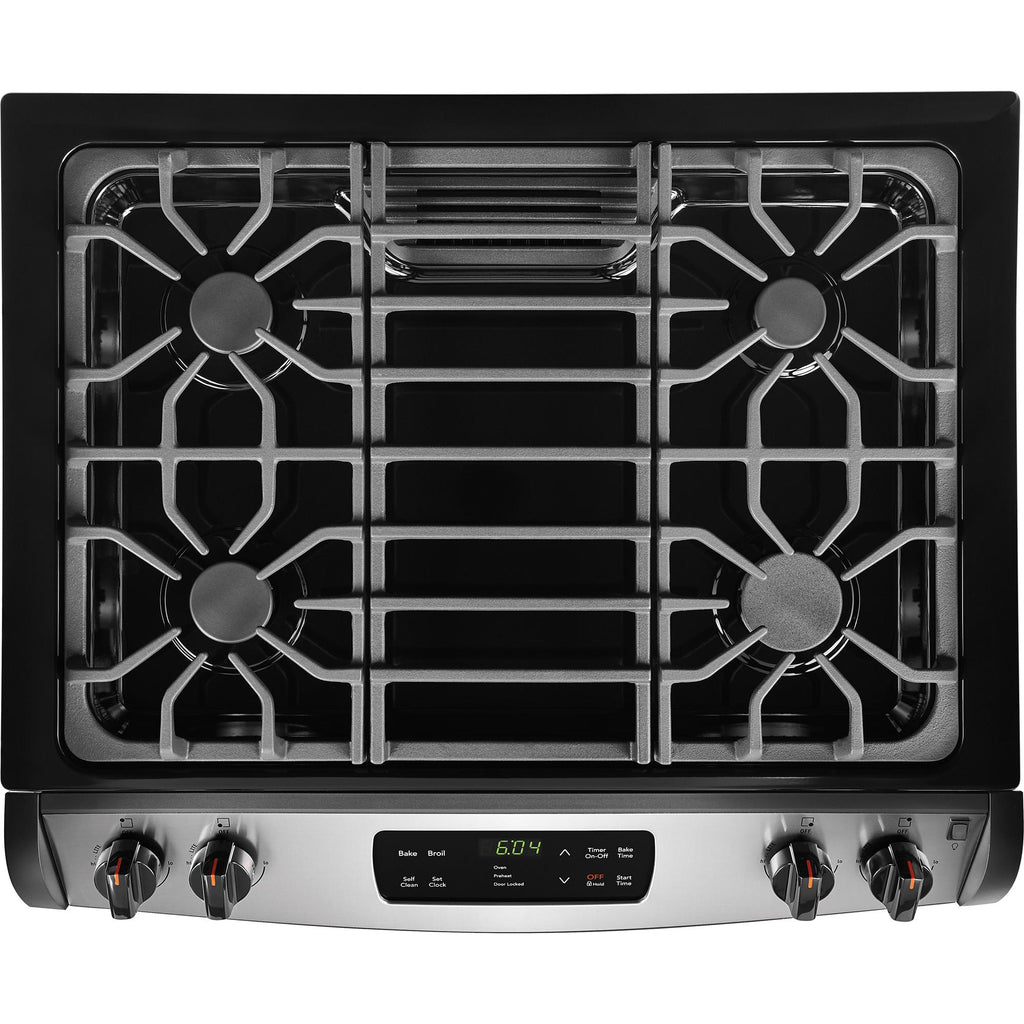  Frigidaire 30-inch Slide-In Gas Range FFGS3026TS IMAGE 6