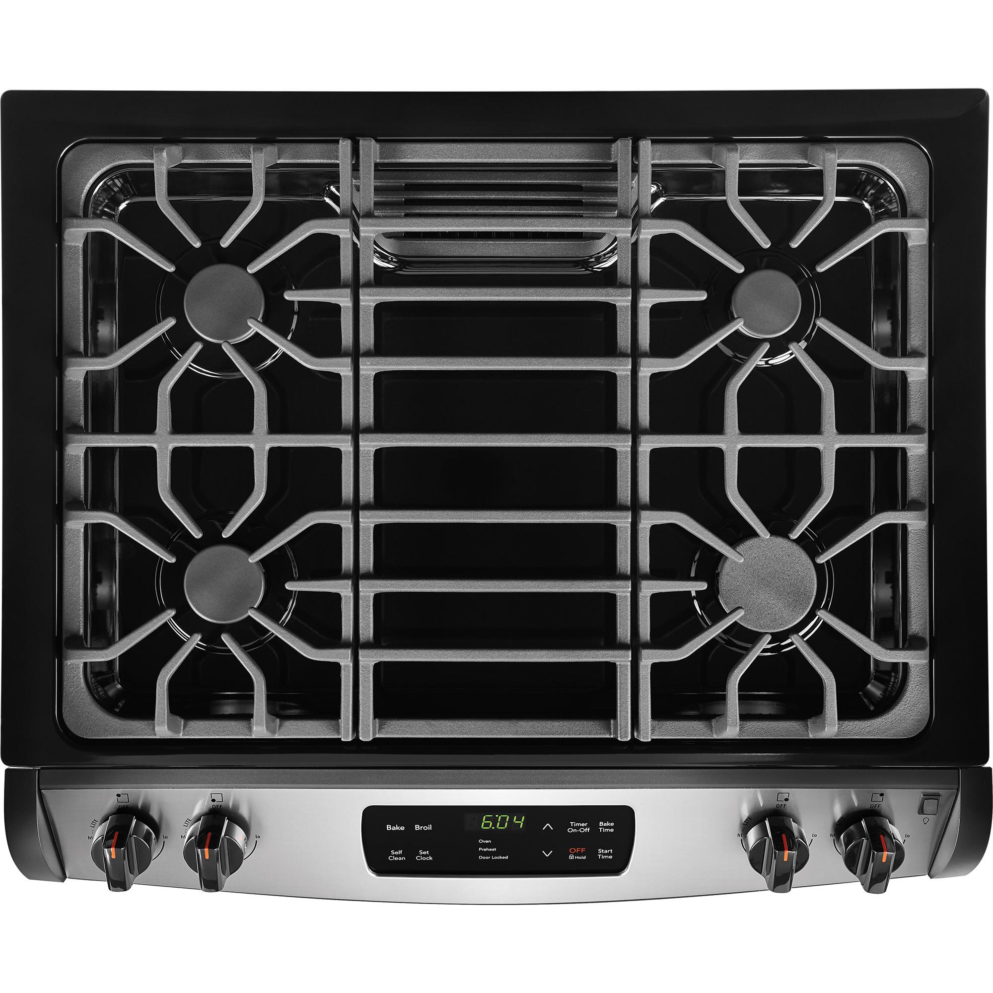  Frigidaire 30-inch Slide-In Gas Range FFGS3026TS IMAGE 6