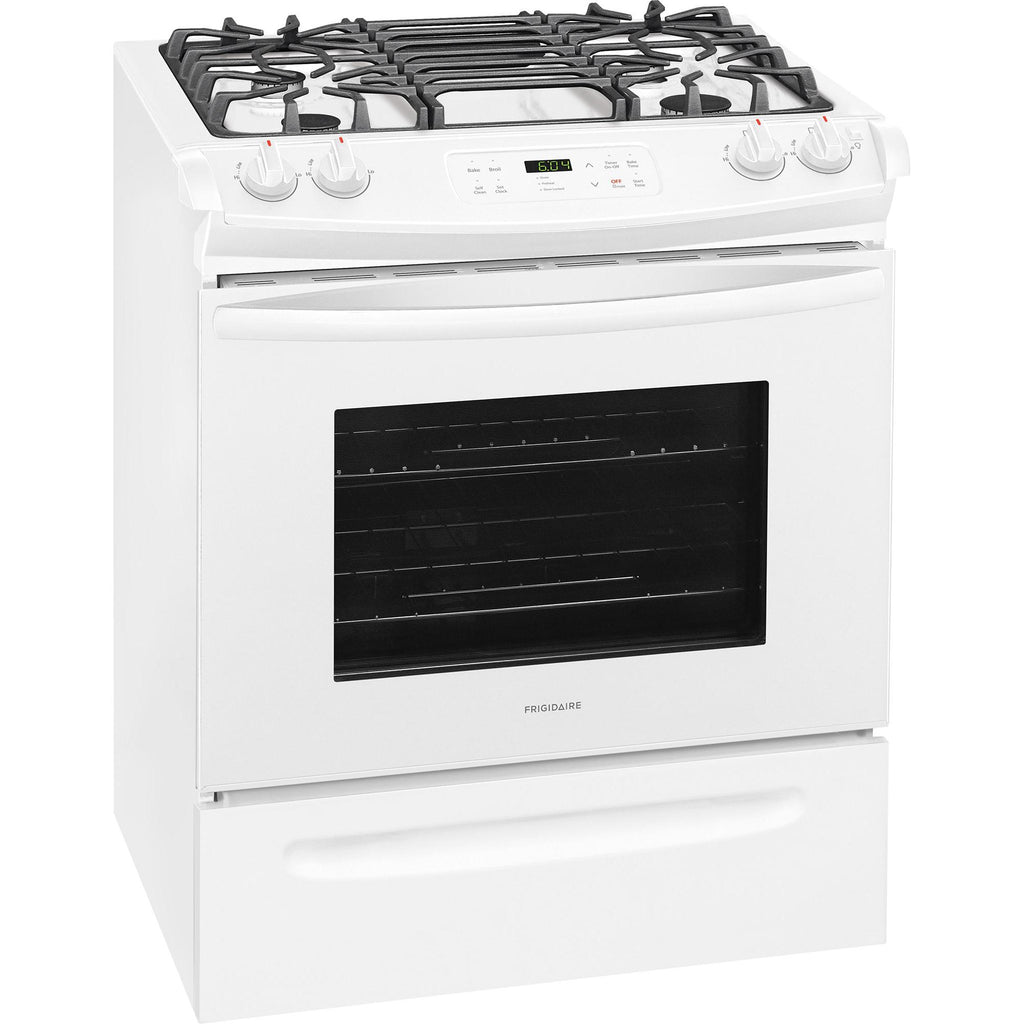  Frigidaire 30-inch Slide-In Gas Range FFGS3026TW IMAGE 2