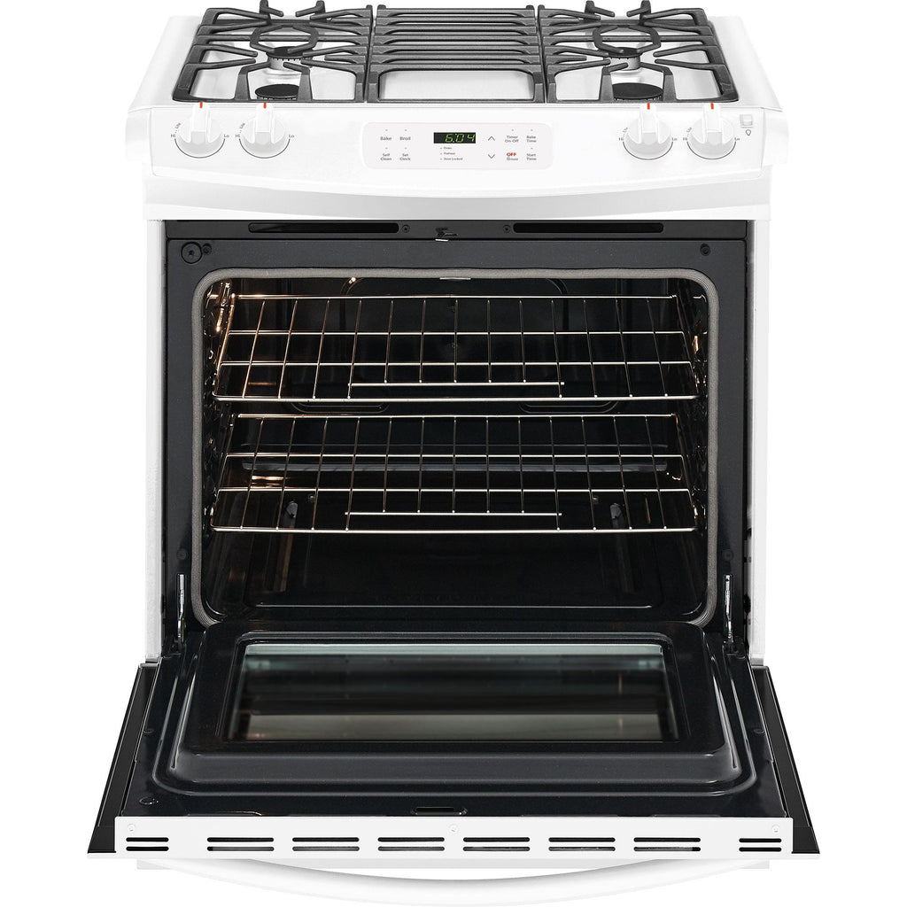  Frigidaire 30-inch Slide-In Gas Range FFGS3026TW IMAGE 4