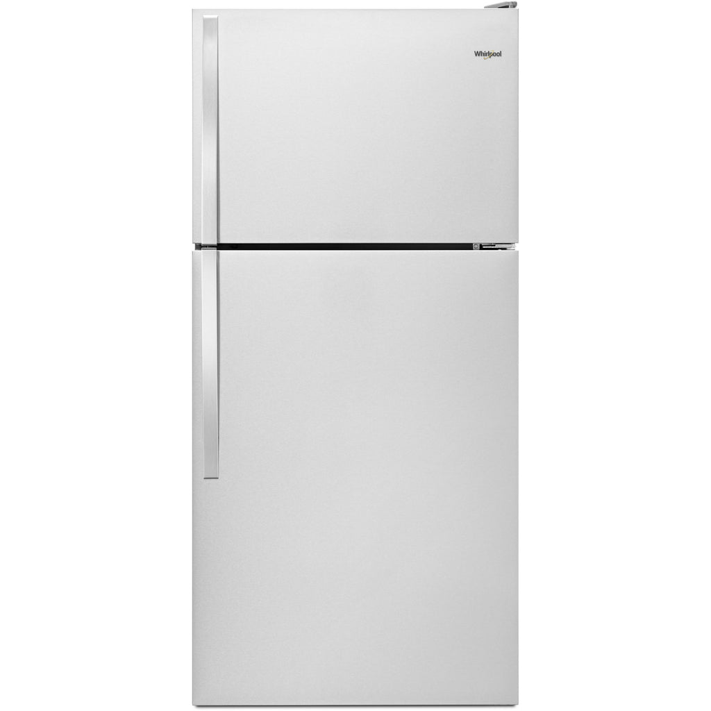  Whirlpool 28-inch, 14.0 cu. ft. Top Freezer Refrigerator WRT134TFDM IMAGE 1