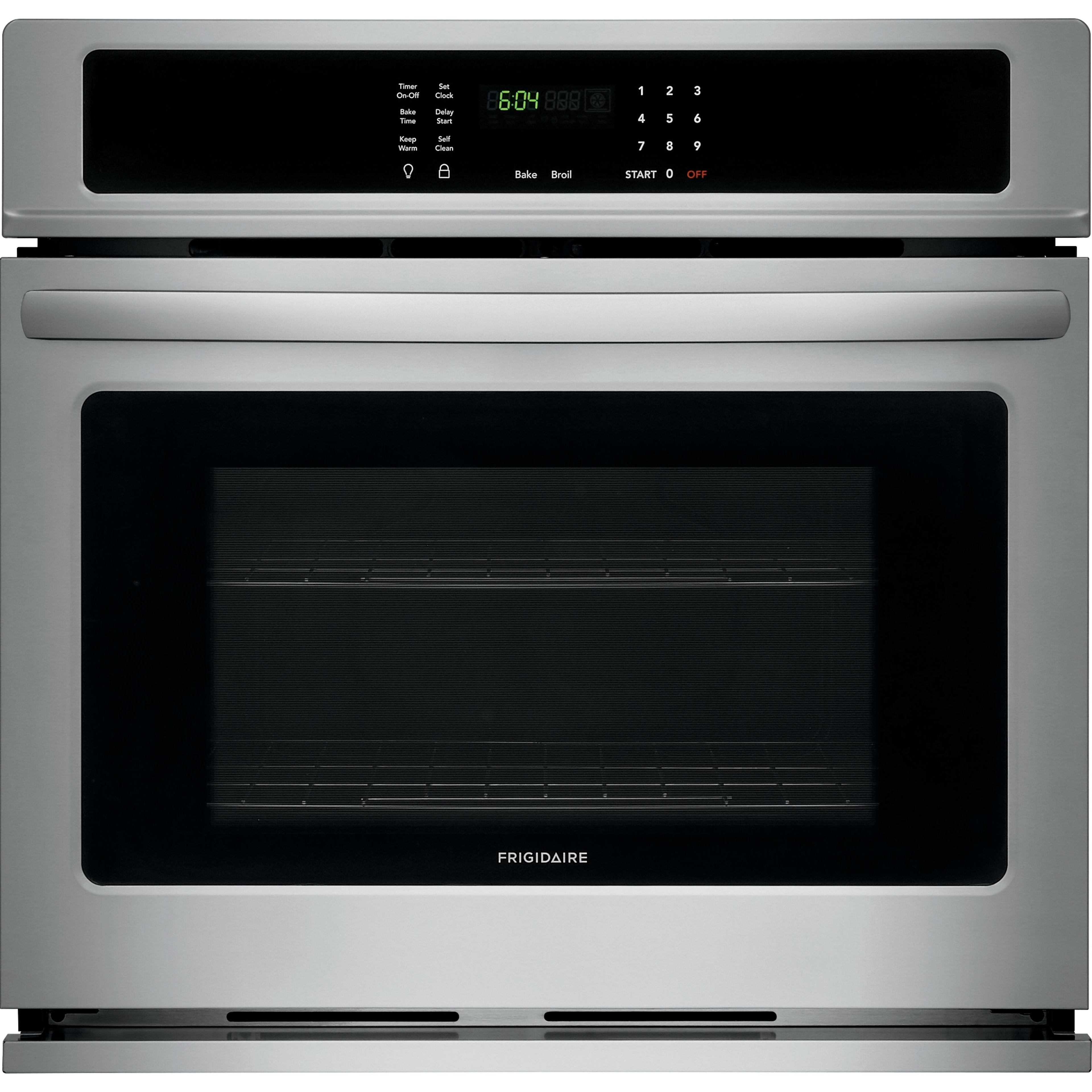  Frigidaire 27-inch, 3.8 cu. ft. Single Wall Oven FFEW2726TS IMAGE 1
