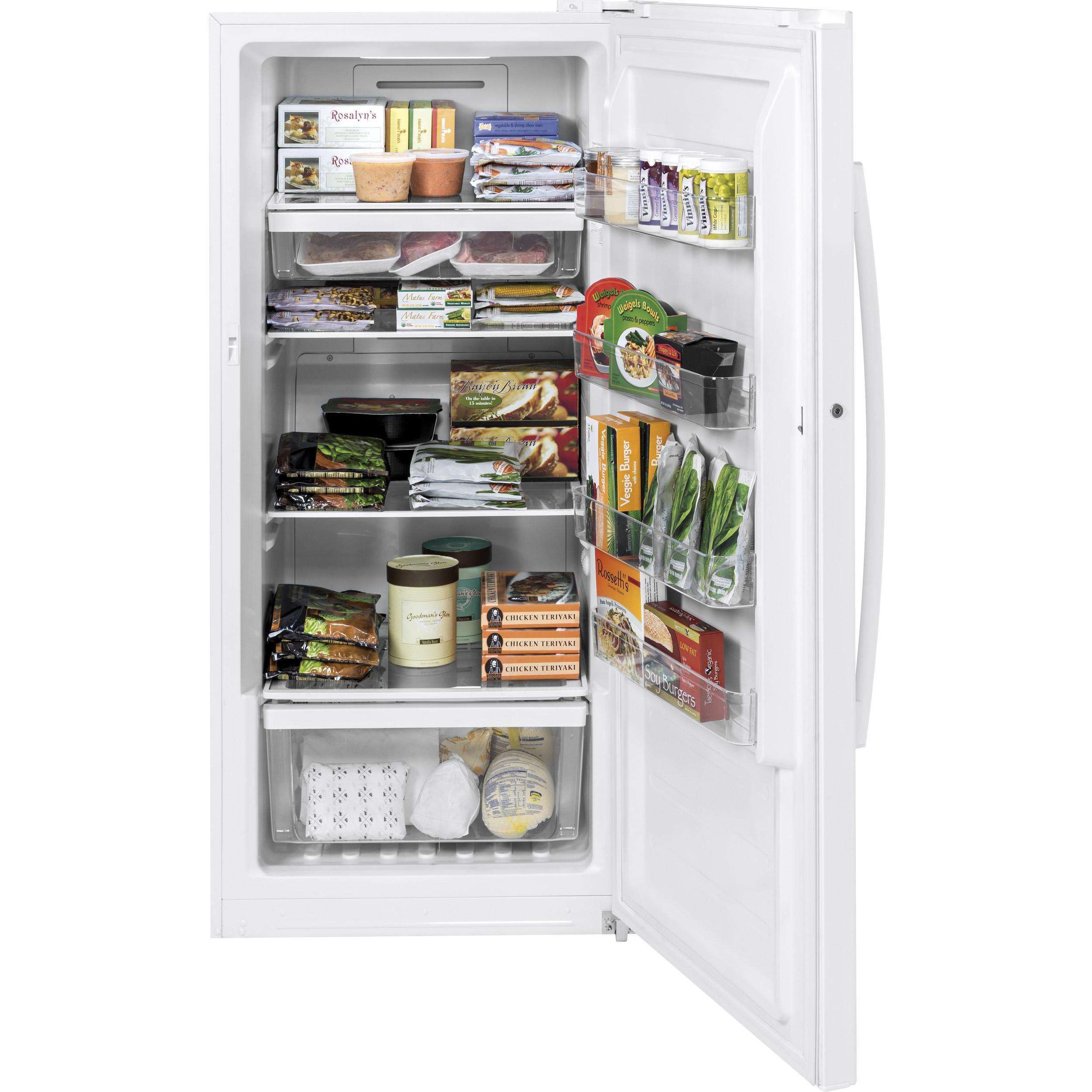  GE 14.1 cu. ft. Upright Freezer with LED Lighting FUF14DLRWW IMAGE 9
