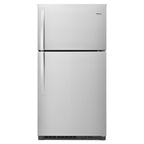  Whirlpool 33-inch, 21.3 cu. ft. Freestanding Top Freezer Refrigerator with Flexi-Slide™ Bin WRT541SZDZ IMAGE 1