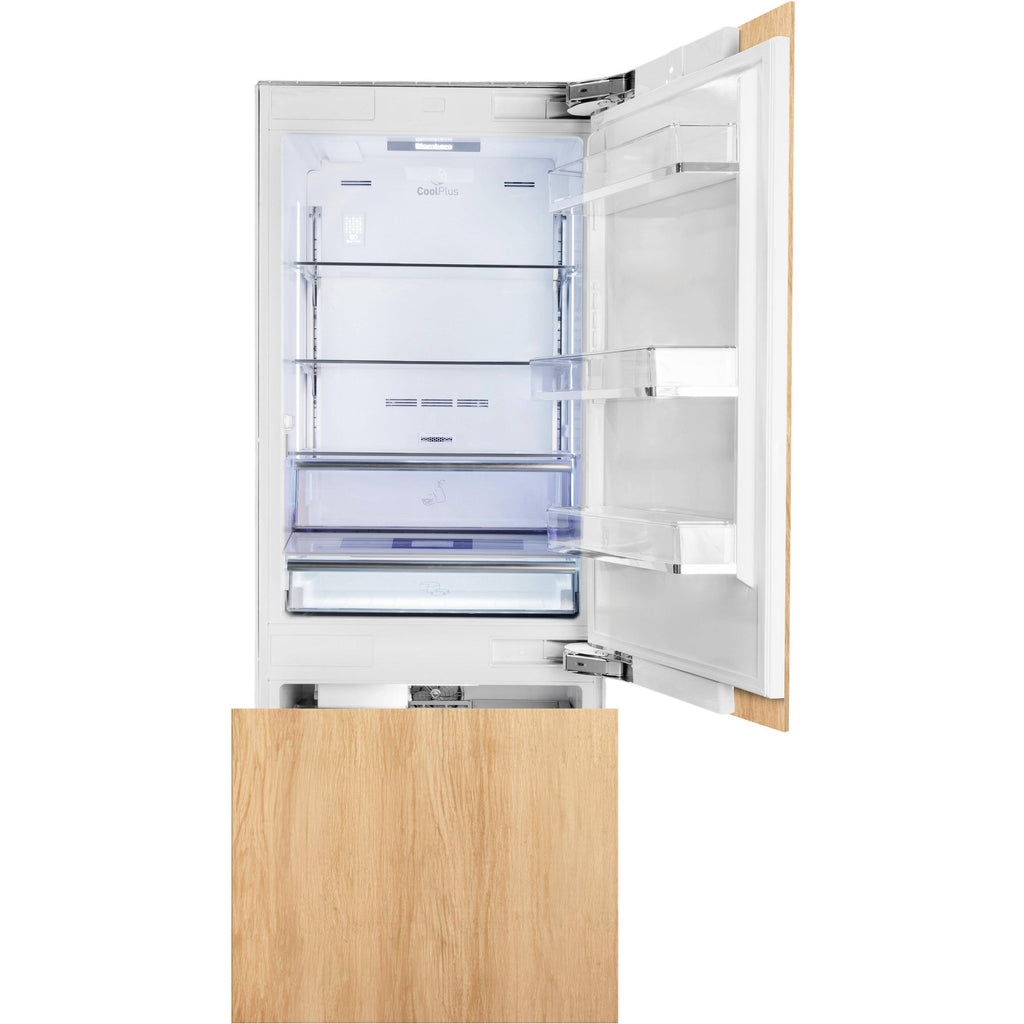  Blomberg 30-inch, 16.4 cu.ft. Built-In Bottom Freezer Refrigerator with Automatic Ice Machine BRFB1920FBI IMAGE 4