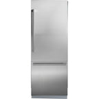  Blomberg 30-inch, 16.4 cu.ft. Built-In Bottom Freezer Refrigerator with Automatic Ice Machine BRFB1920SS IMAGE 1
