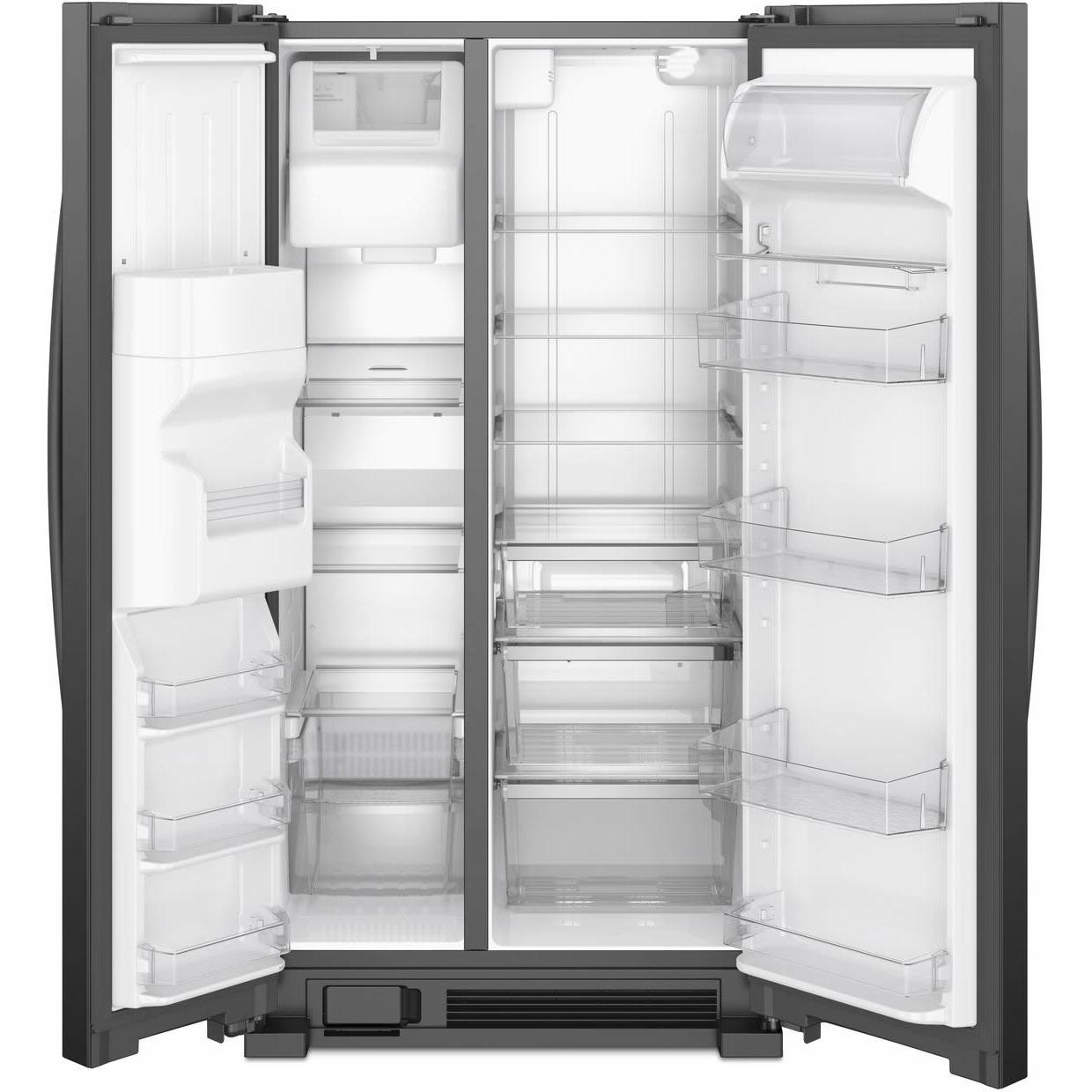  Whirlpool 33-inch, 21.4 cu. ft. Side-By-Side Refrigerator WRS321SDHB IMAGE 2