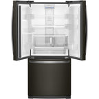 Whirlpool 30-inch, 19.68 cu.ft. Freestanding French 3-Door Refrigerator with FreshFlow™ Air Filter WRF560SFHV IMAGE 3