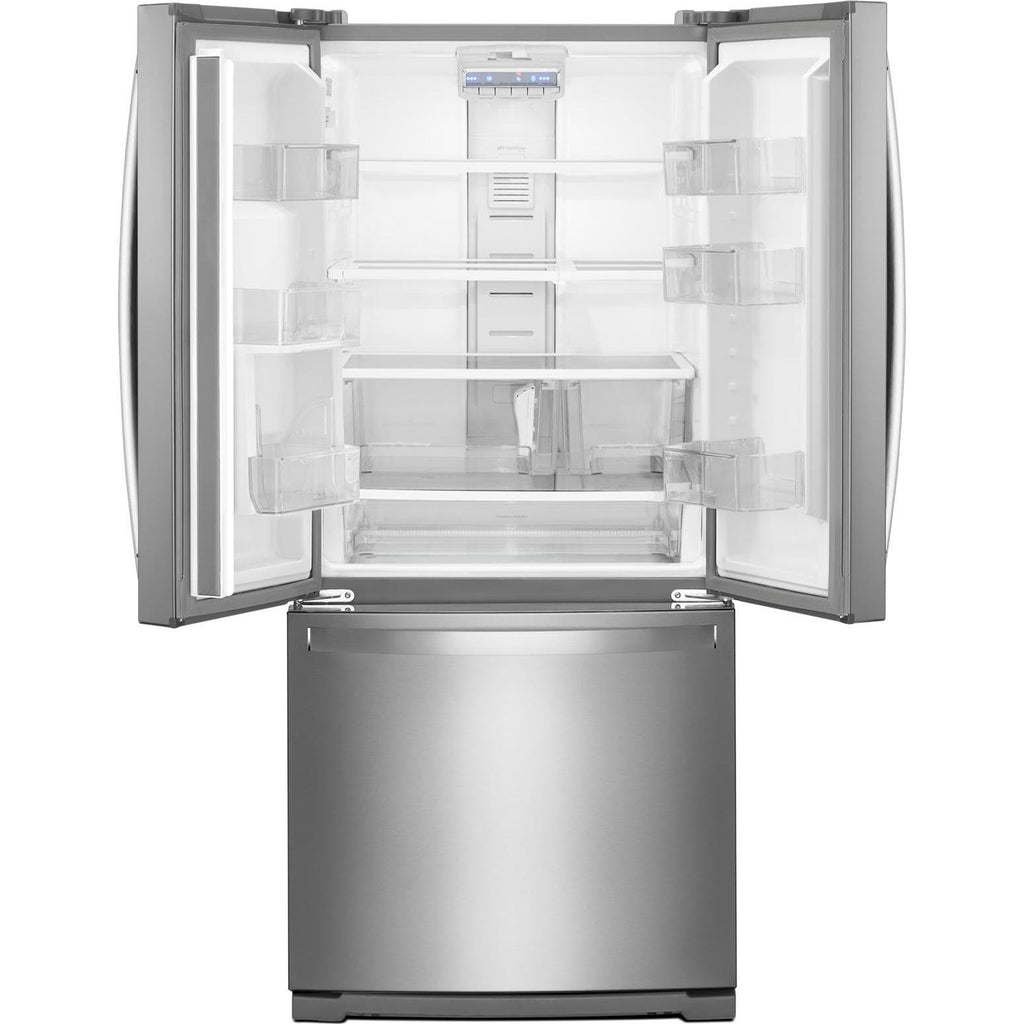  Whirlpool 30-inch, 19.68 cu.ft. Freestanding French 3-Door Refrigerator with FreshFlow™ Air Filter WRF560SFHZ IMAGE 3