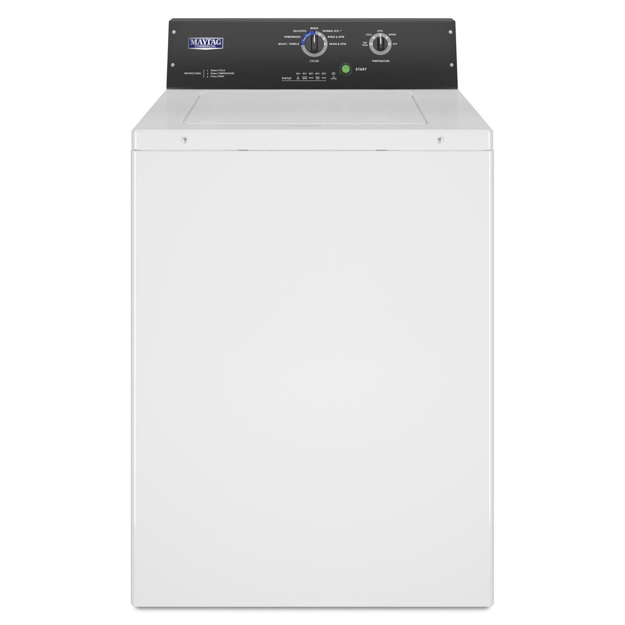  Maytag Commercial Laundry Top Loading Commercial Washer MAT20MNAWW IMAGE 1