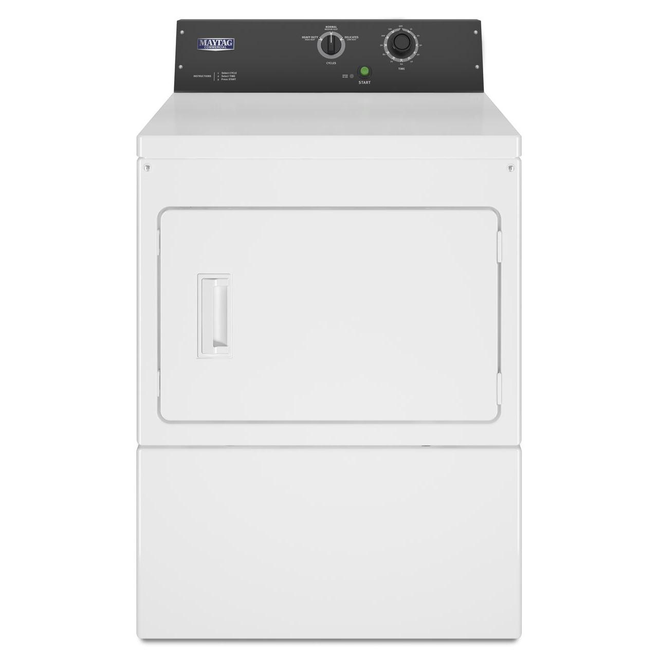  Maytag Commercial Laundry 7.4 cu.ft. Gas Front Loading Commercial Dryer MDG20MNAZW IMAGE 1