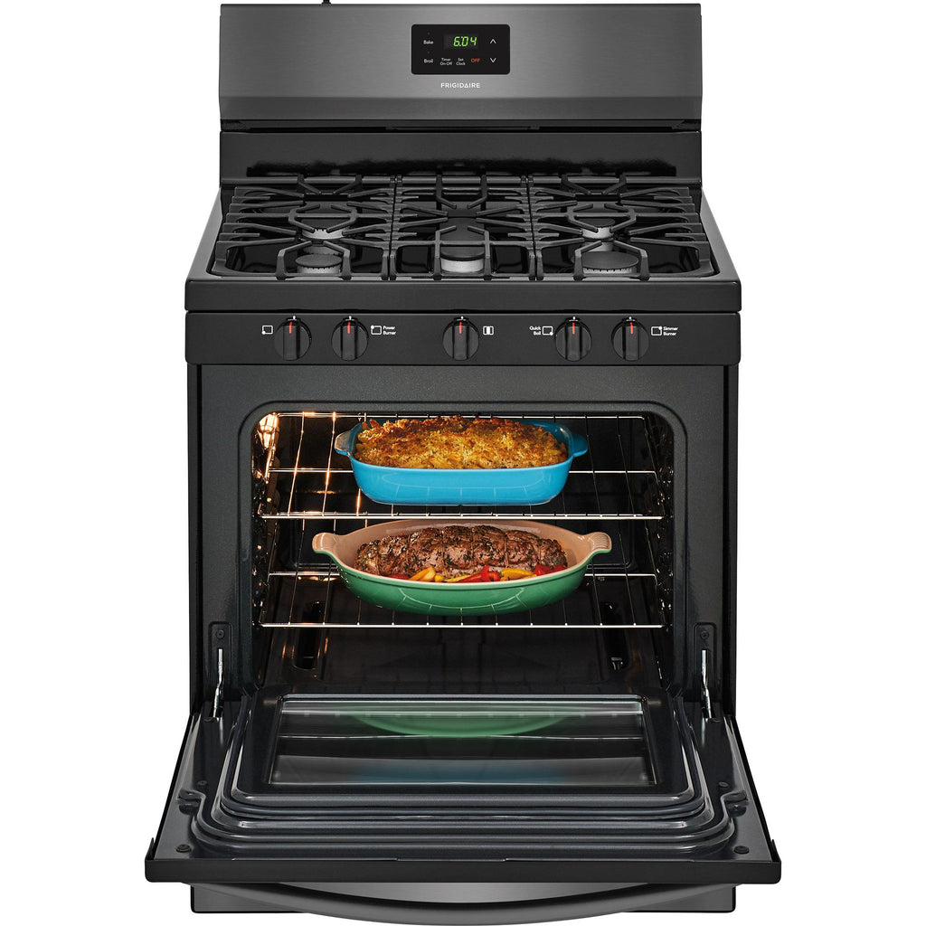  Frigidaire 30-inch Freestanding Gas Range with Ready-Select® Controls FFGF3052TD IMAGE 5