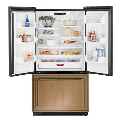  JennAir 36-inch, 20 cu. ft. French 3-Door Refrigerator with Ice and Water JFC2089HTB IMAGE 2