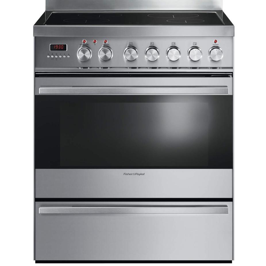  Fisher & Paykel 30-inch Freestanding Electric Range with Induction Cooktop OR30SDPWIX2 IMAGE 1