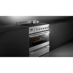  Fisher & Paykel 30-inch Freestanding Electric Range with Induction Cooktop OR30SDPWIX2 IMAGE 2
