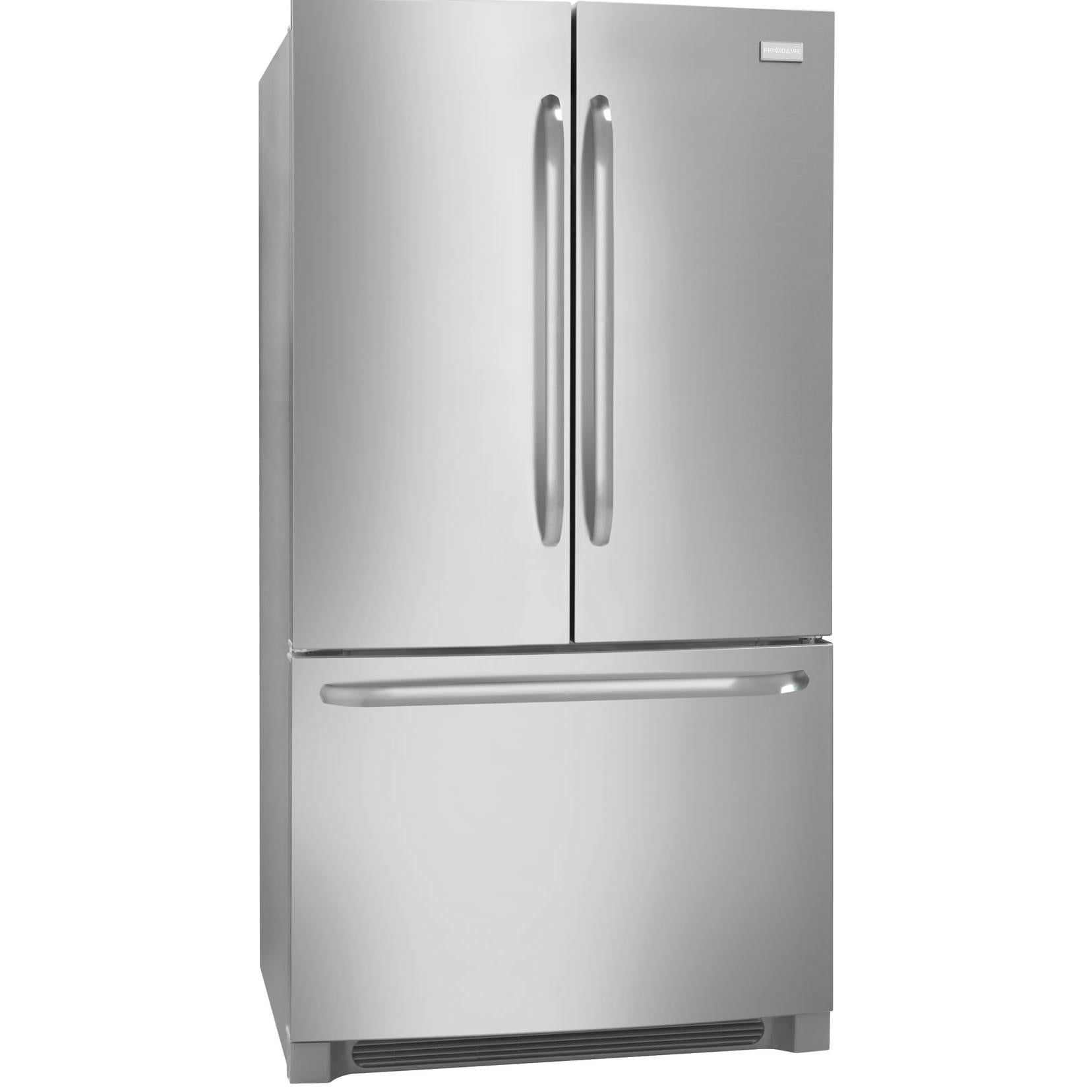  Frigidaire 36-inch,  27 cu. ft. French 3-Door Refrigerator with Full-Width Cool Zone™ Drawer FFHN2740PS IMAGE 3