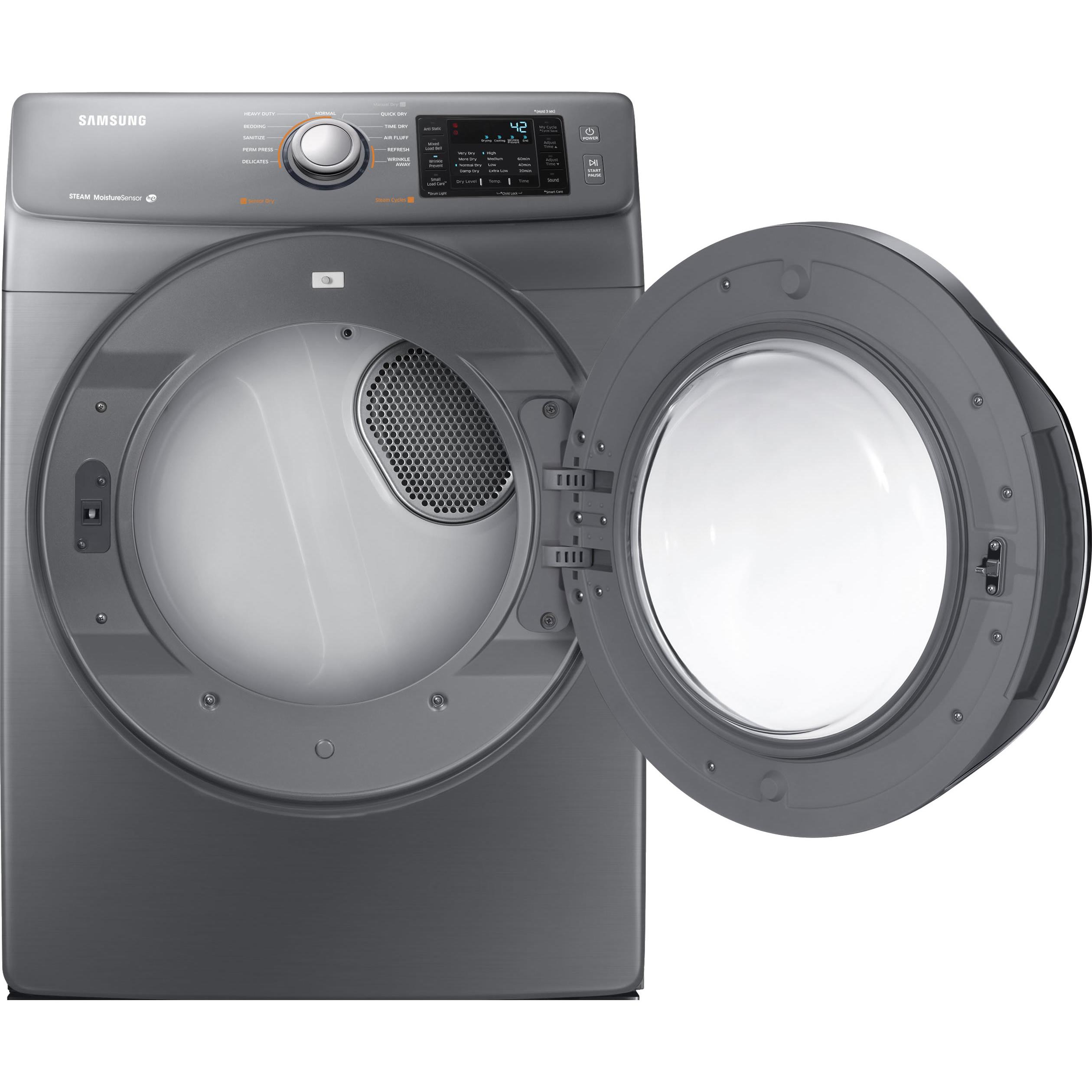  Samsung 7.5 cu. ft. Electric Dryer with Steam DV42H5200EP/AC IMAGE 3