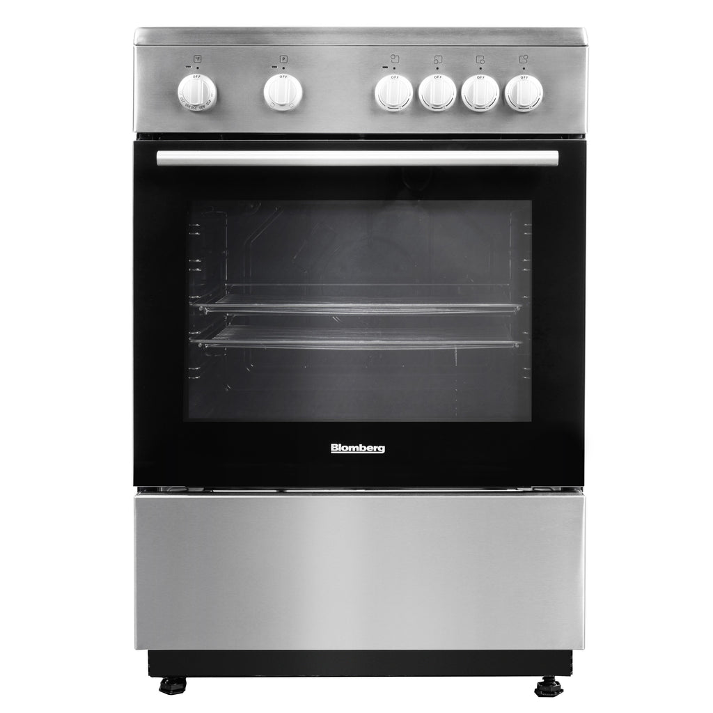  Blomberg 24-inch Freestanding Electric Range with 4 Cooking Zones BERC24202SS IMAGE 1