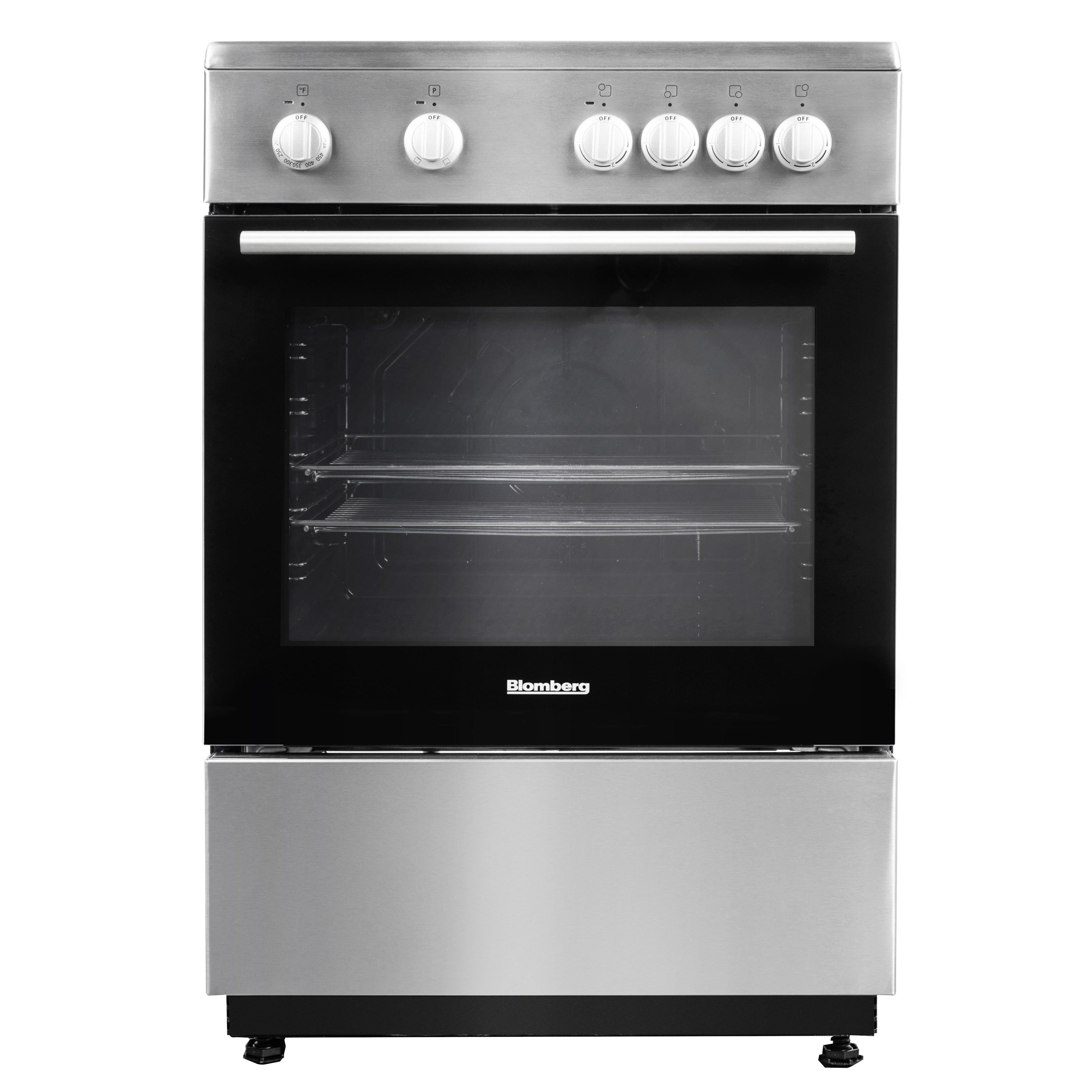  Blomberg 24-inch Freestanding Electric Range with 4 Cooking Zones BERC24202SS IMAGE 1