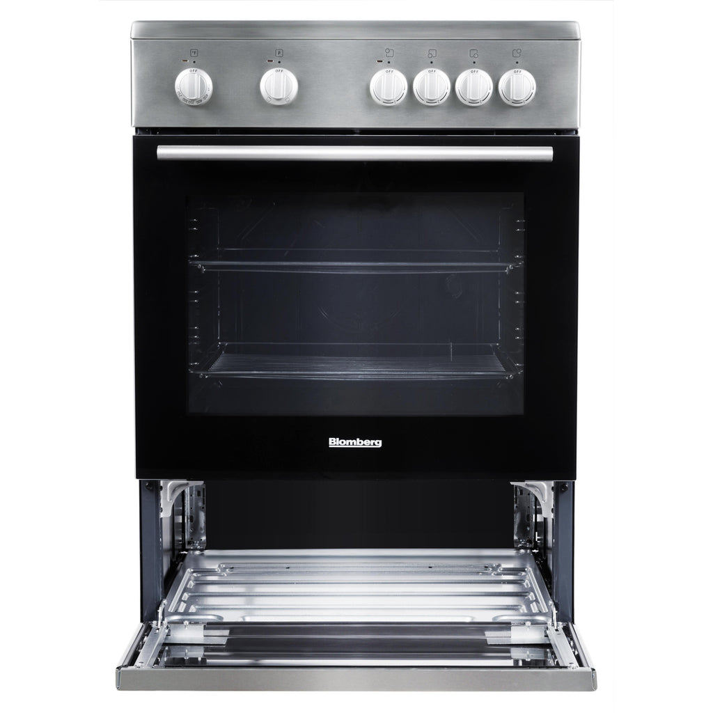  Blomberg 24-inch Freestanding Electric Range with 4 Cooking Zones BERC24202SS IMAGE 5