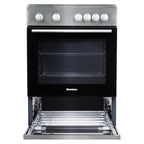  Blomberg 24-inch Freestanding Electric Range with 4 Cooking Zones BERC24202SS IMAGE 5